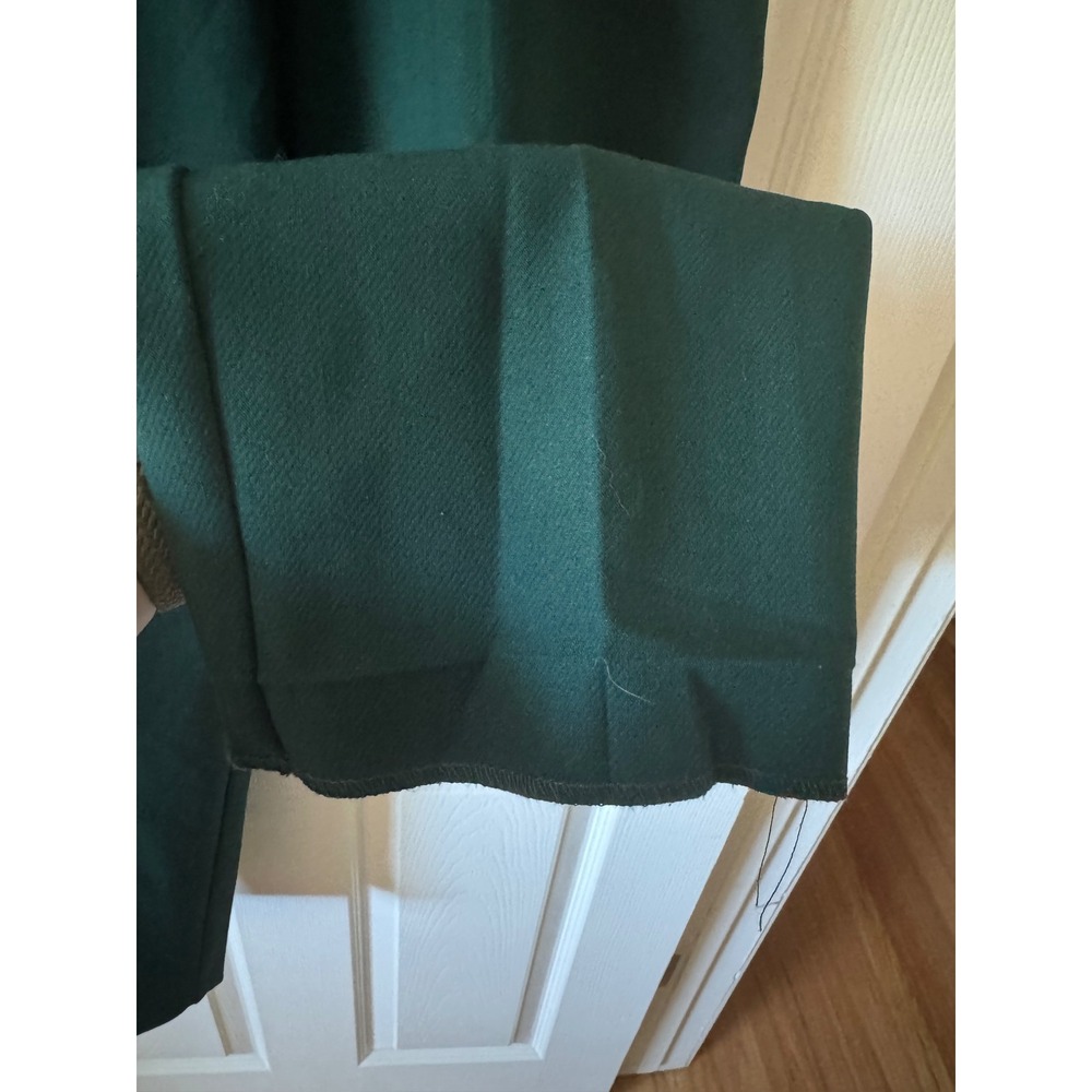 Zara Trousers Women Medium Green High Waisted Tapered Dress Pants 1608/532/529 - Picture 11 of 11